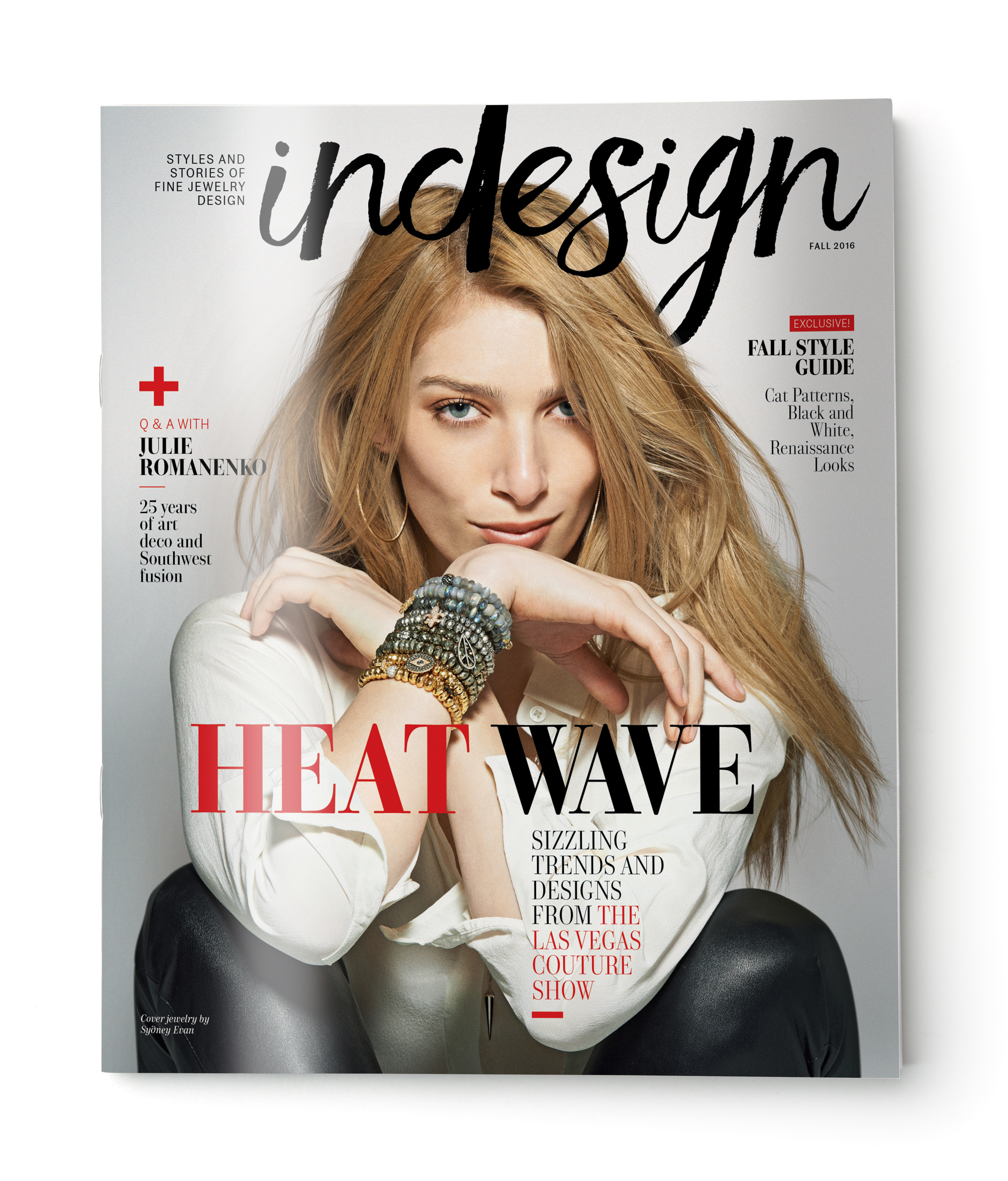 Blank grey brochure cover