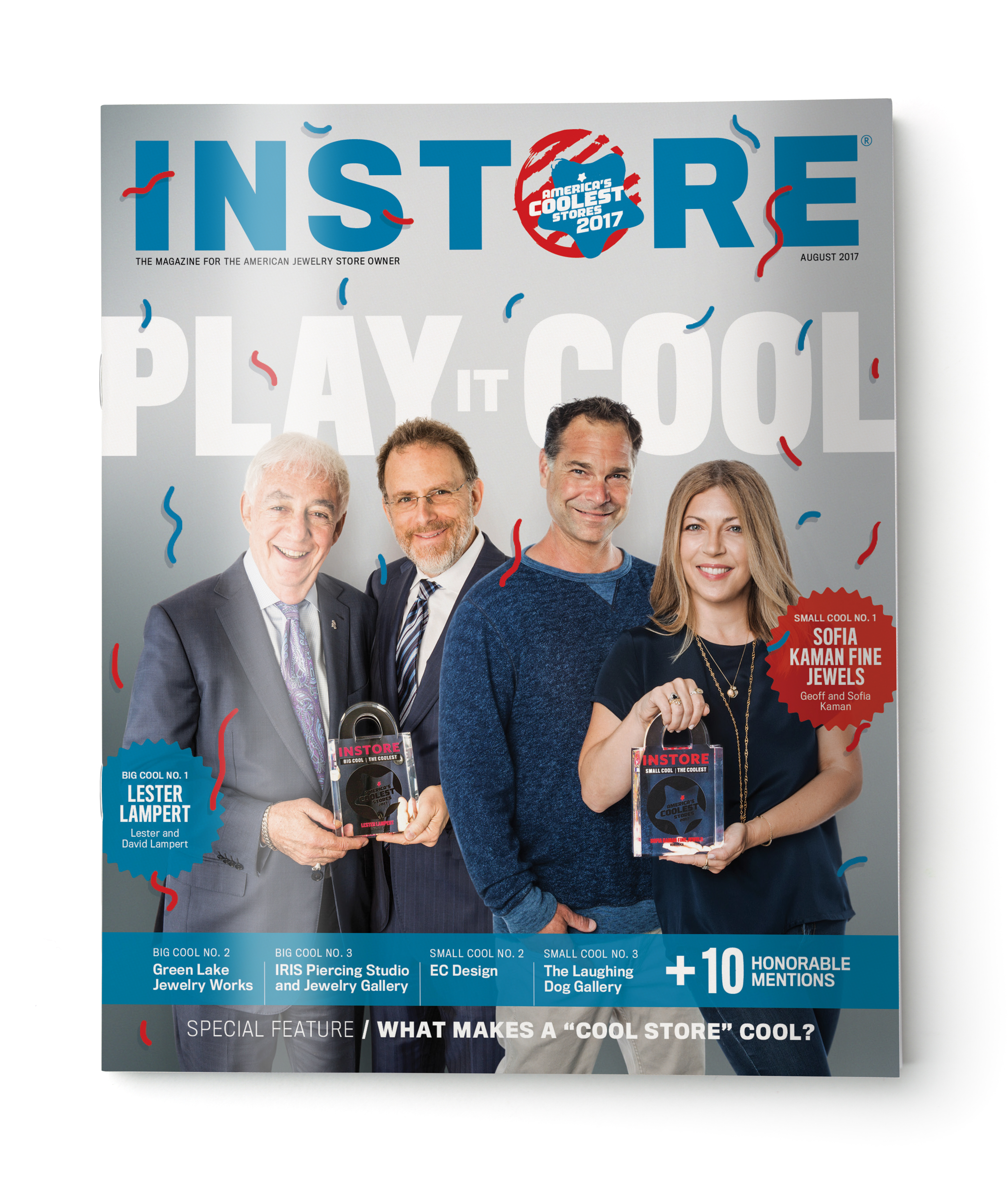 Blank grey brochure cover