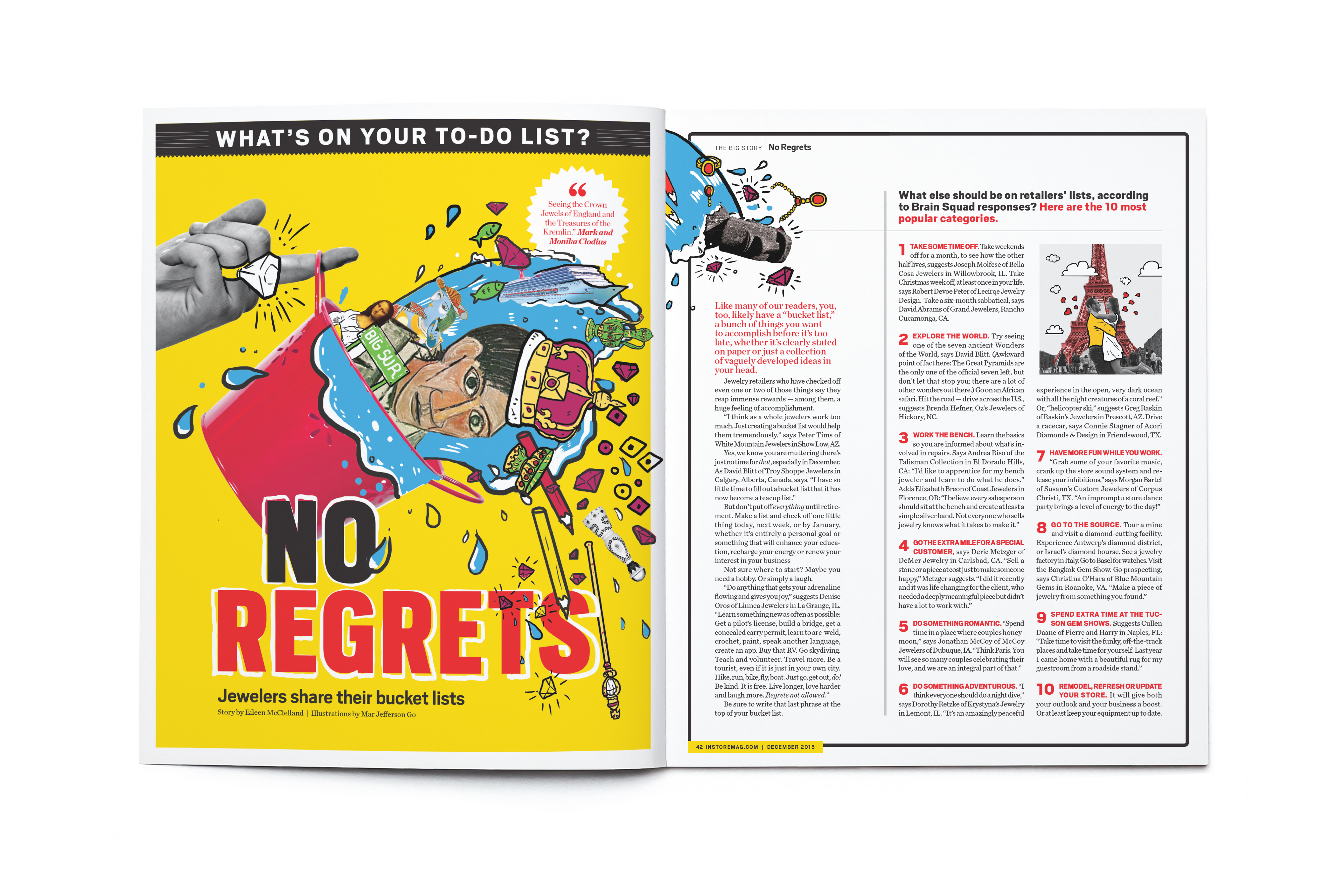 Blank open magazine isolated