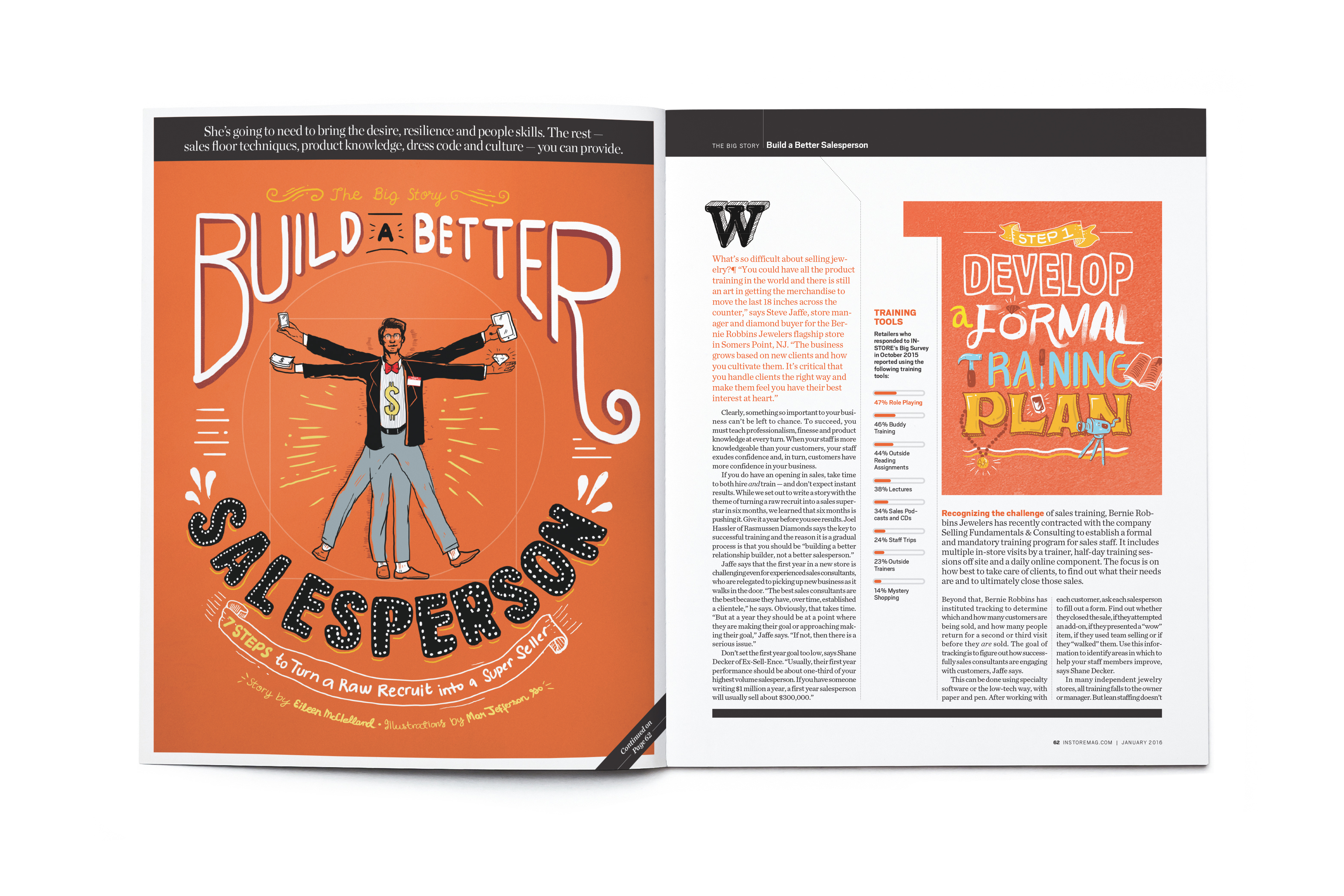 Blank open magazine isolated