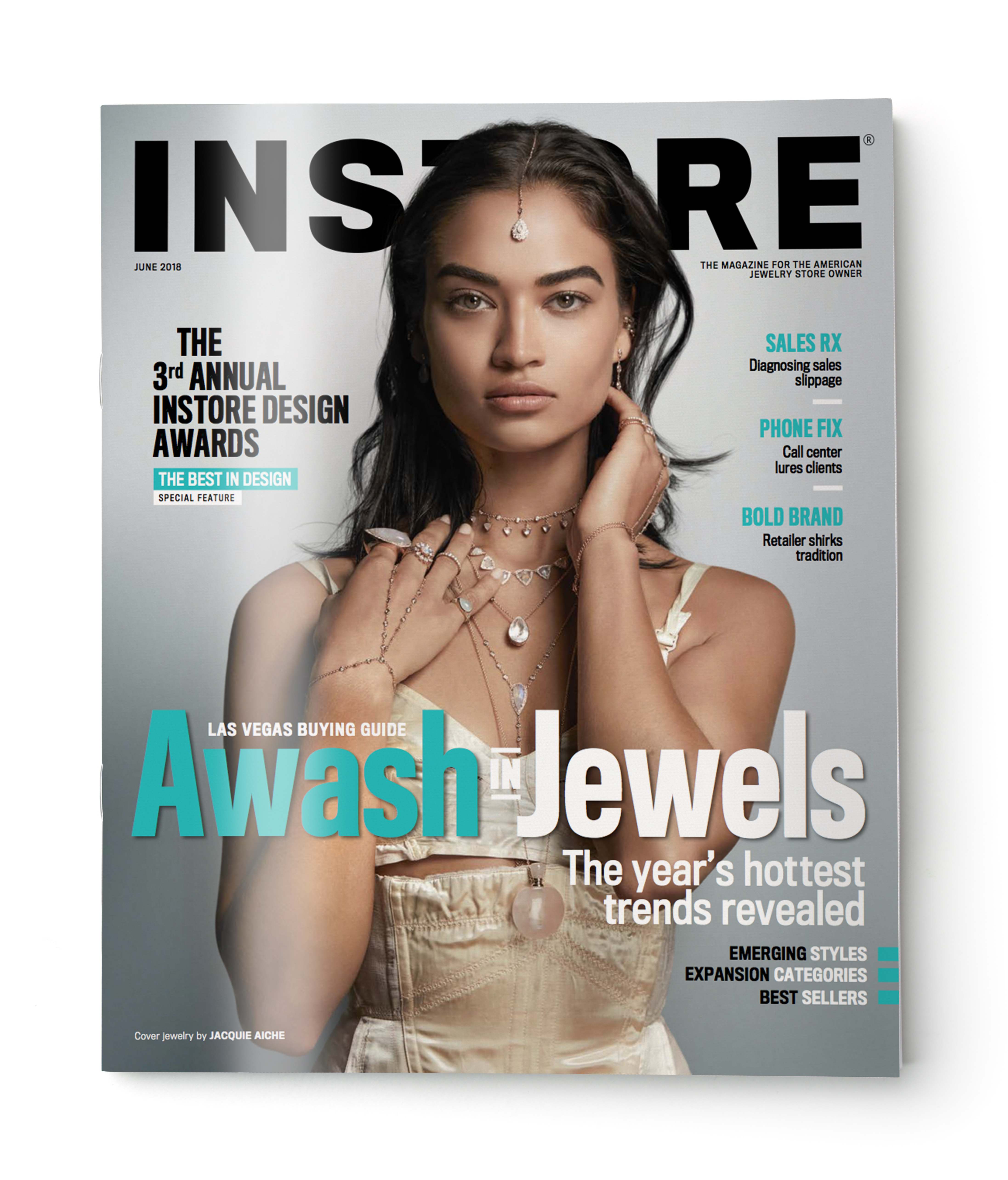 Blank grey brochure cover