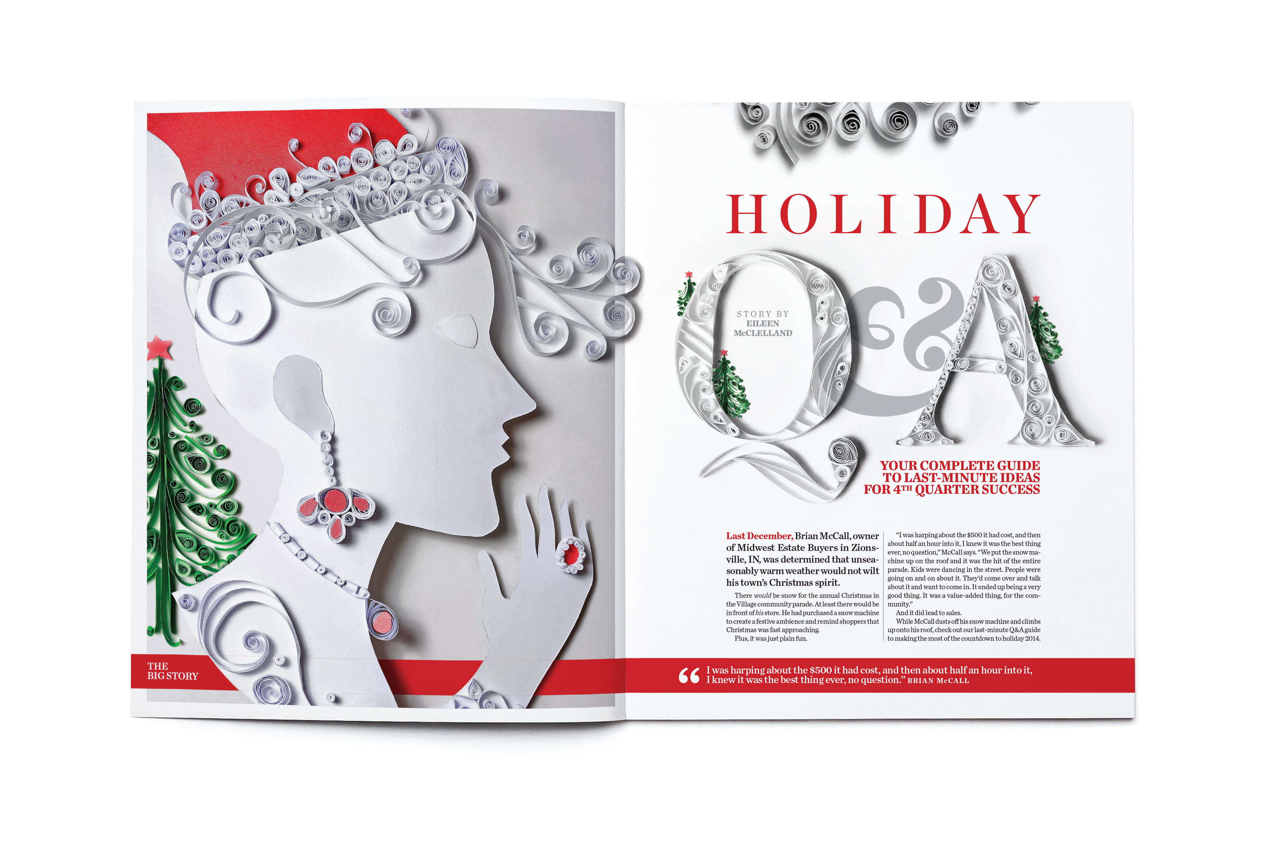 INSTORE MAGAZINE November 2014 Feature Story Opening Spread