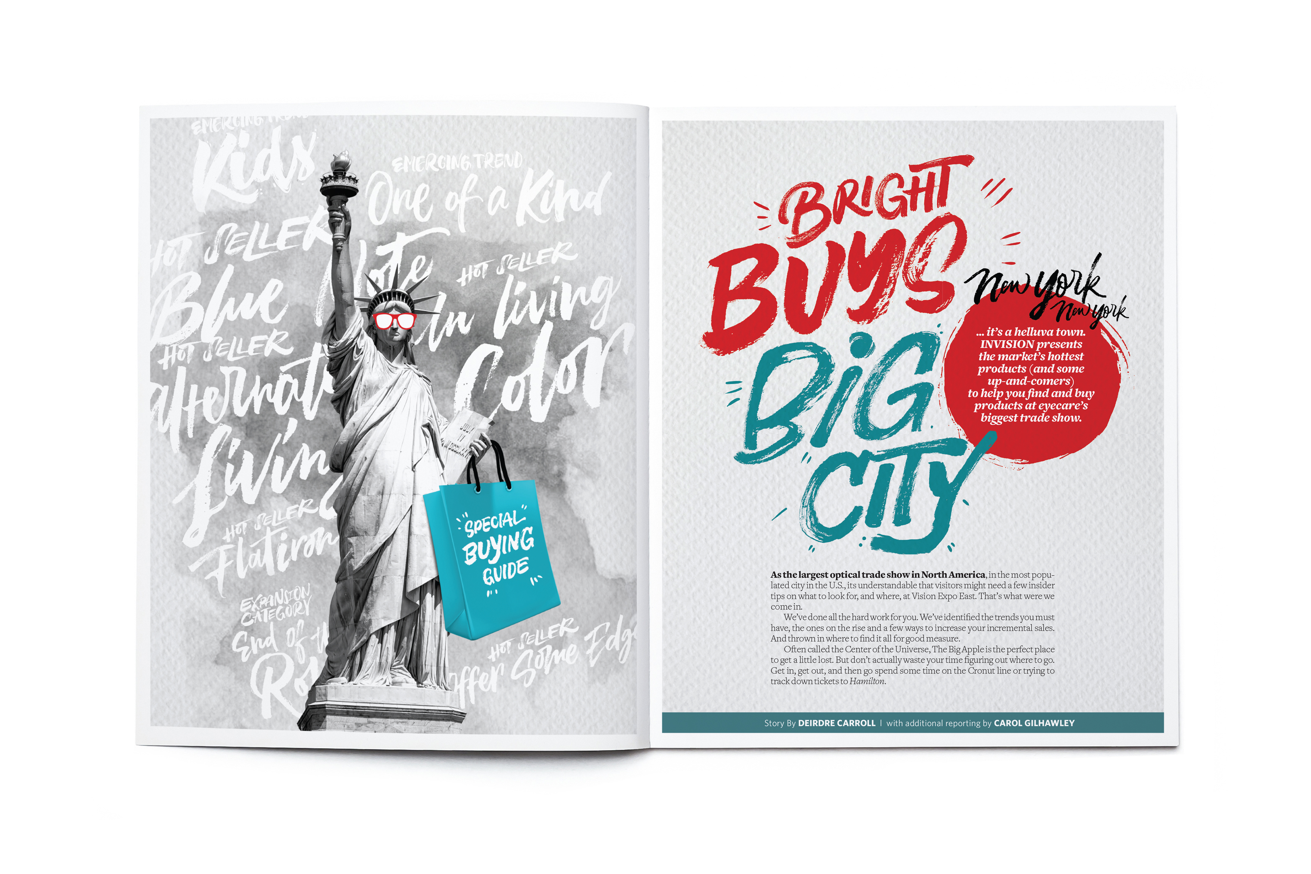 Blank open magazine isolated