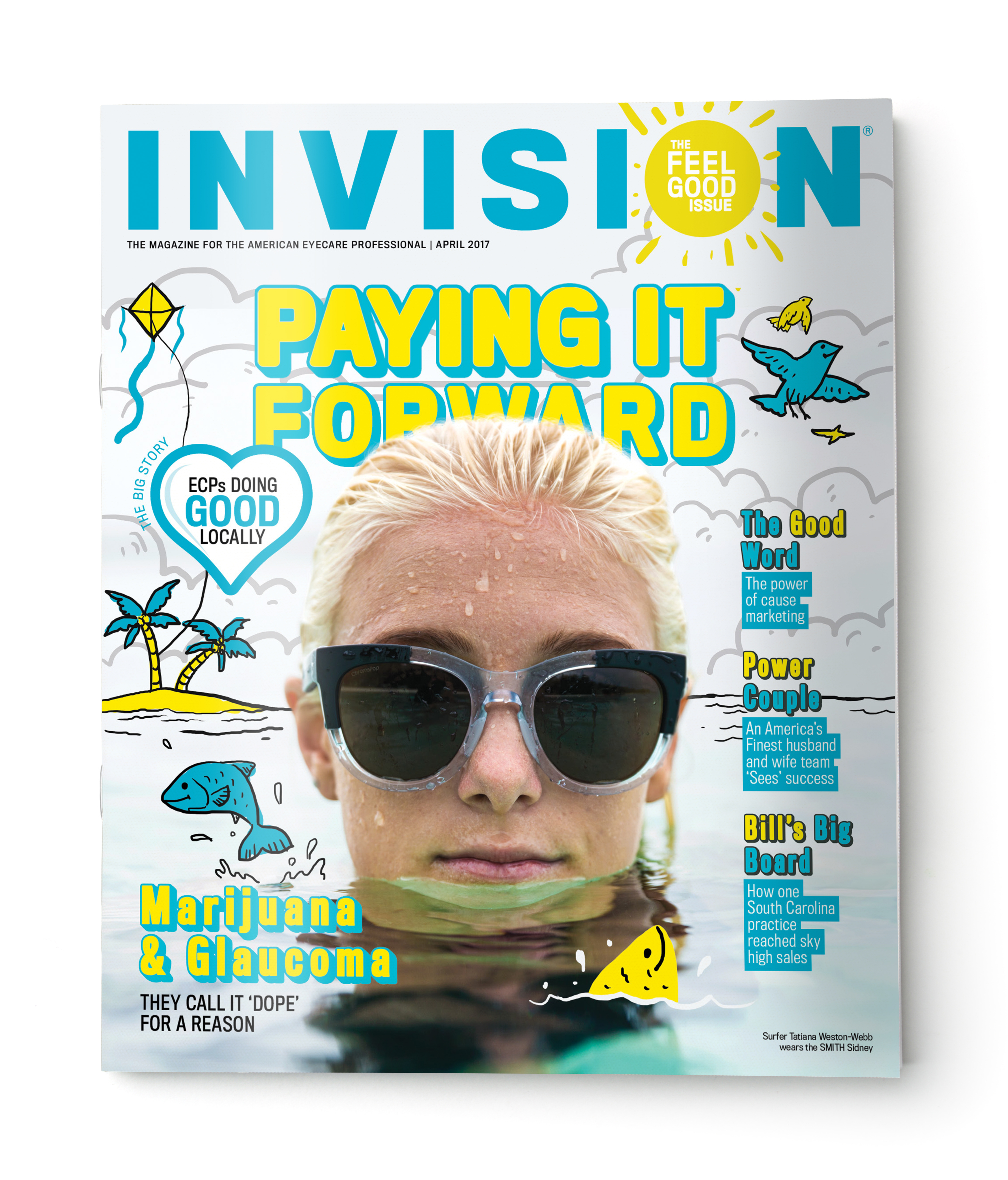 Blank grey brochure cover