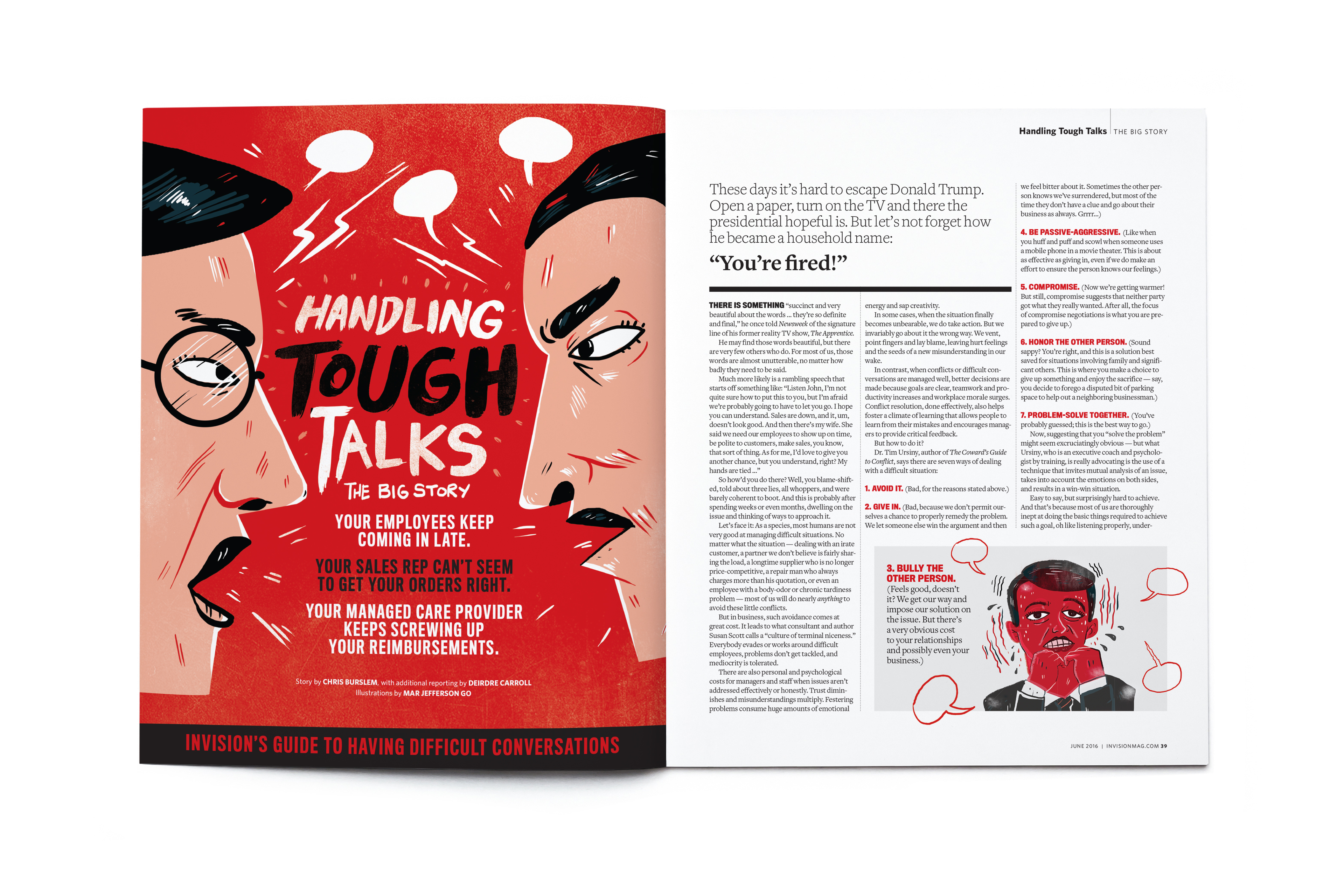 Blank open magazine isolated