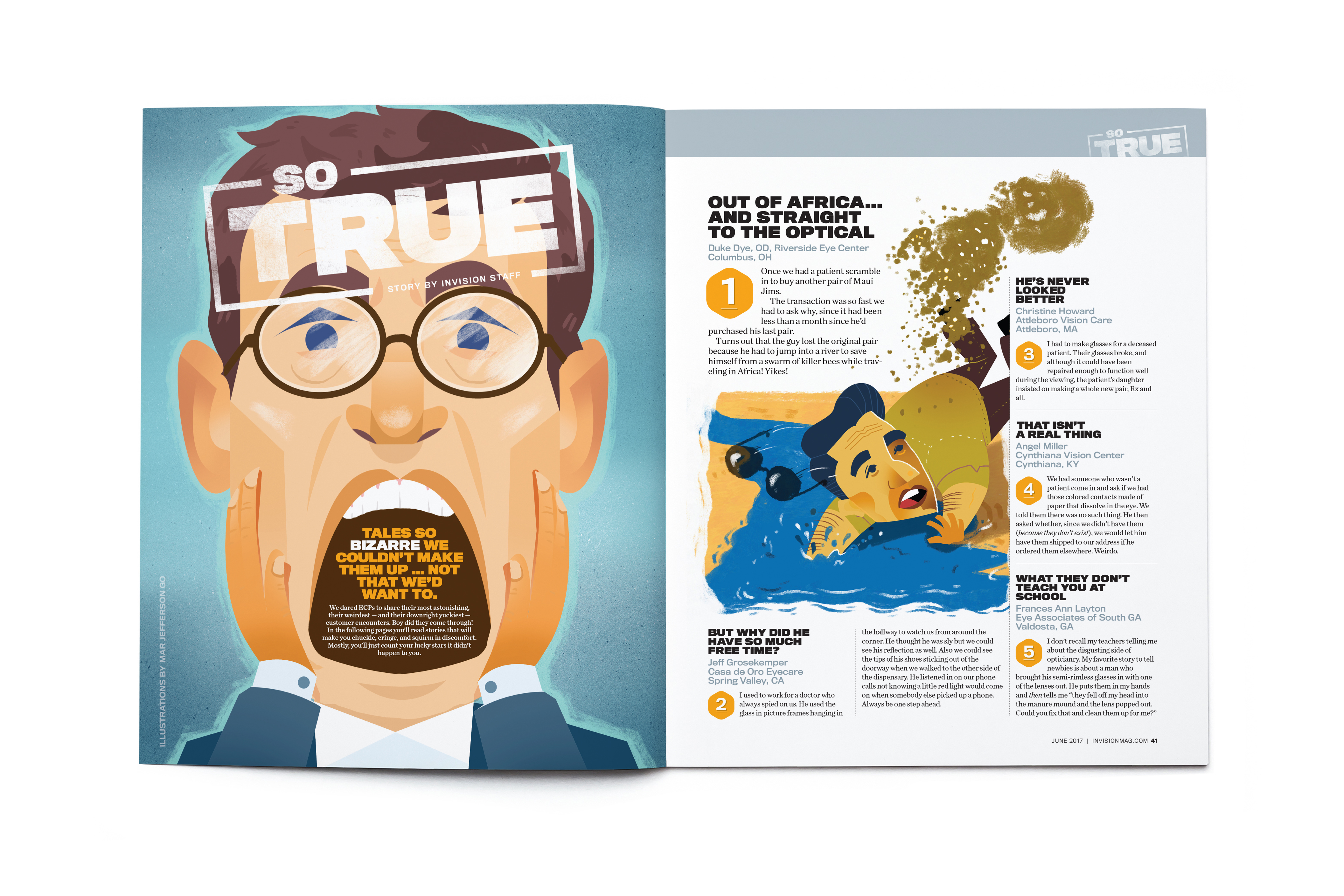 Blank open magazine isolated