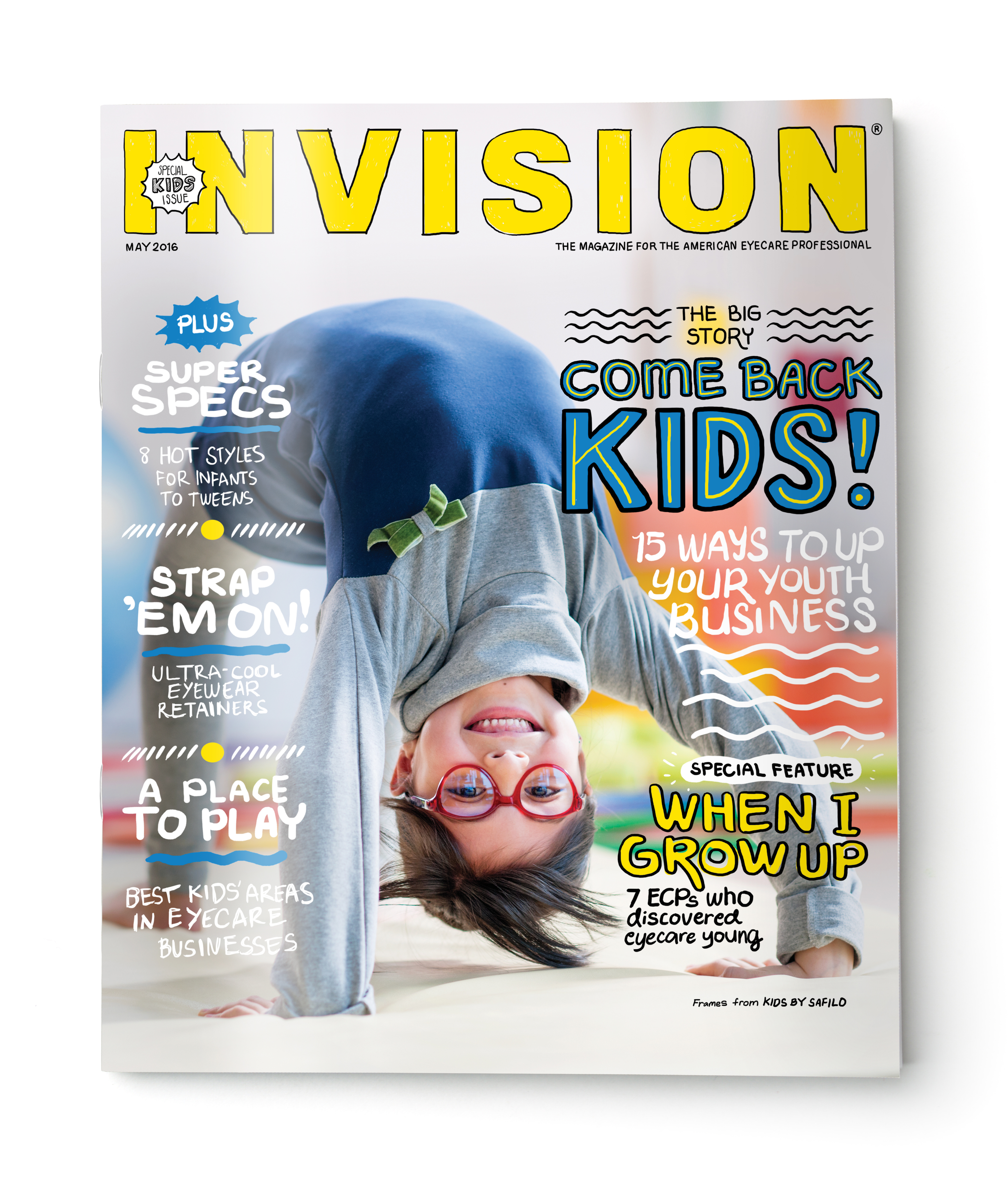 Blank grey brochure cover