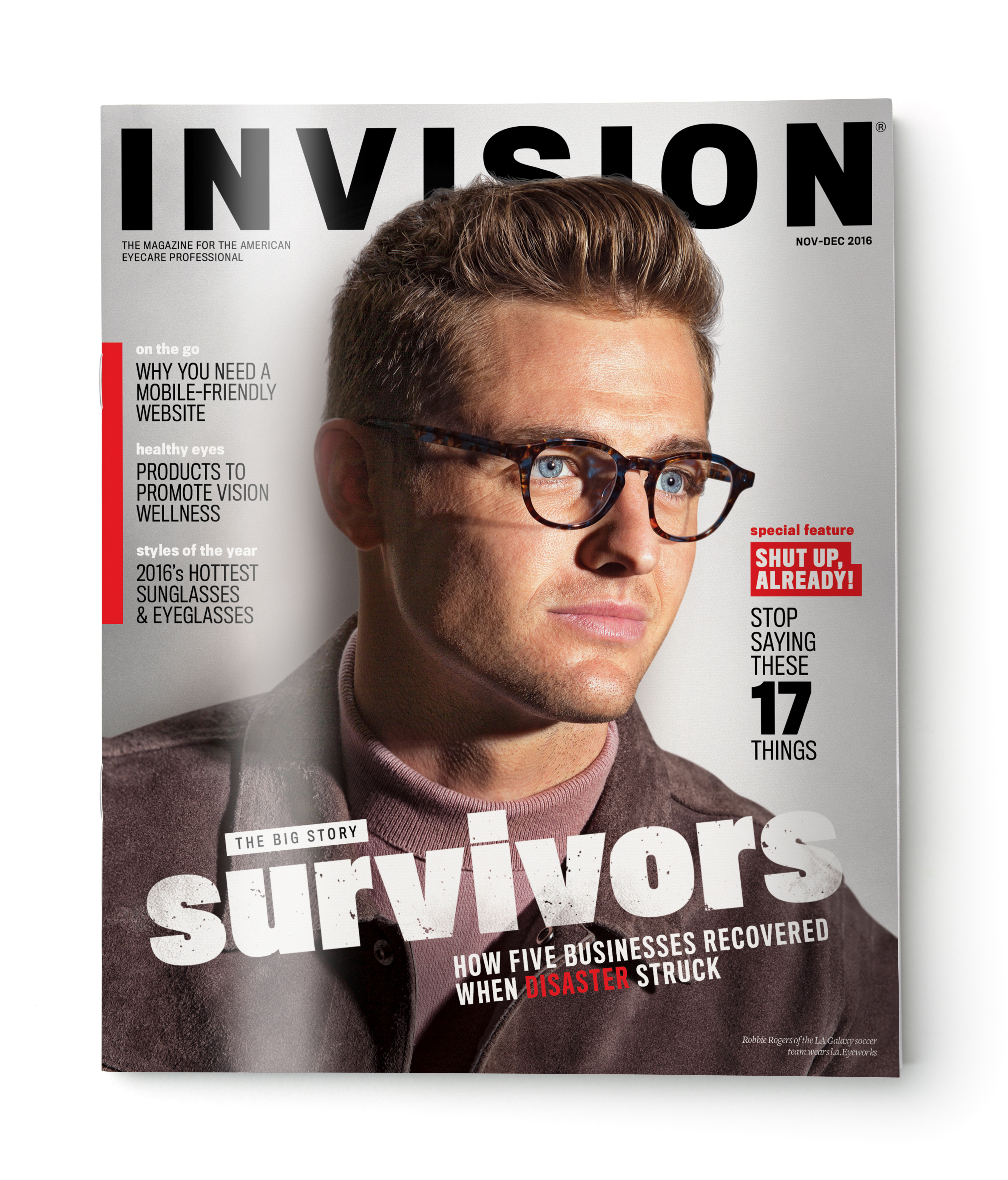 Blank grey brochure cover