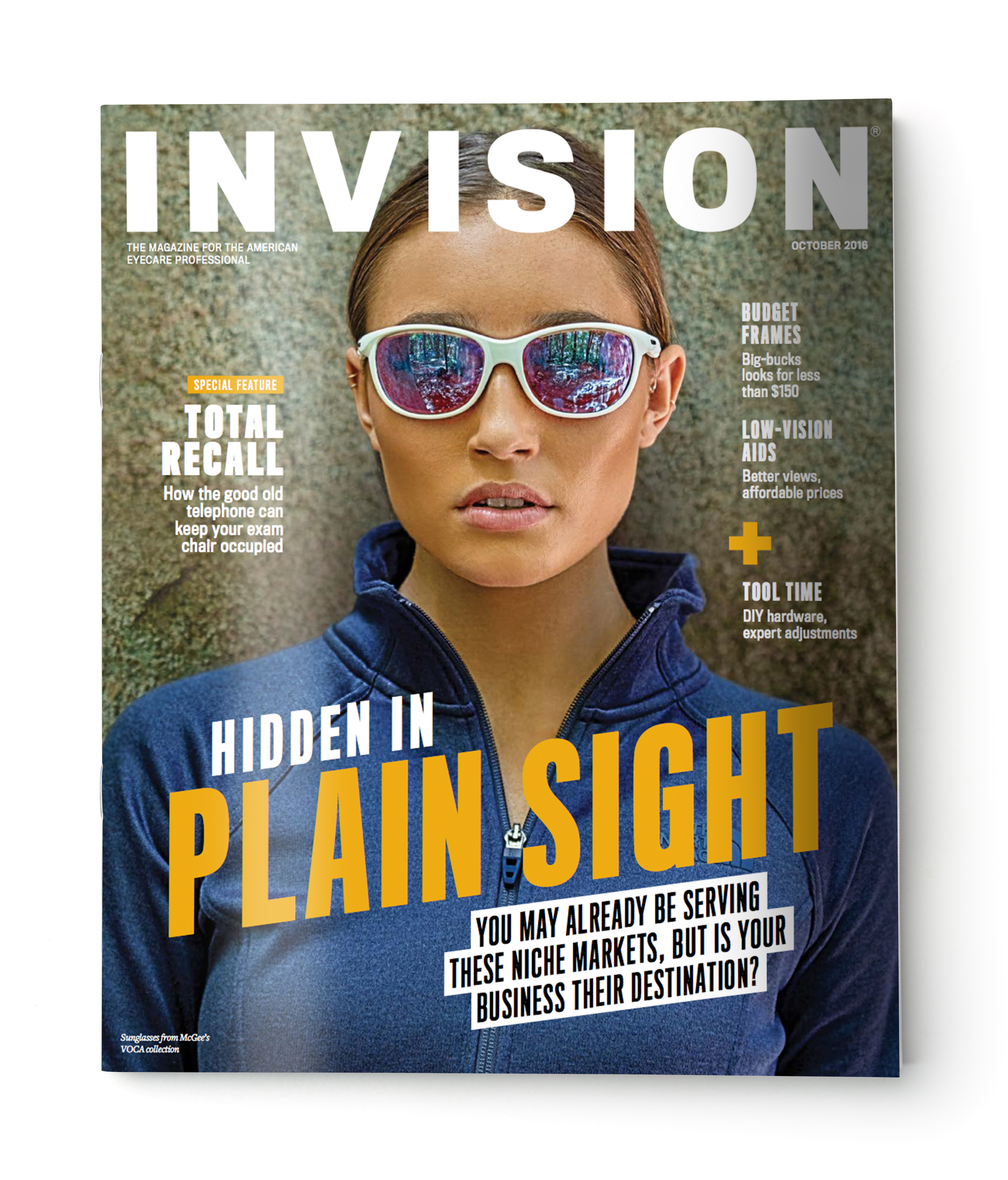 Blank grey brochure cover