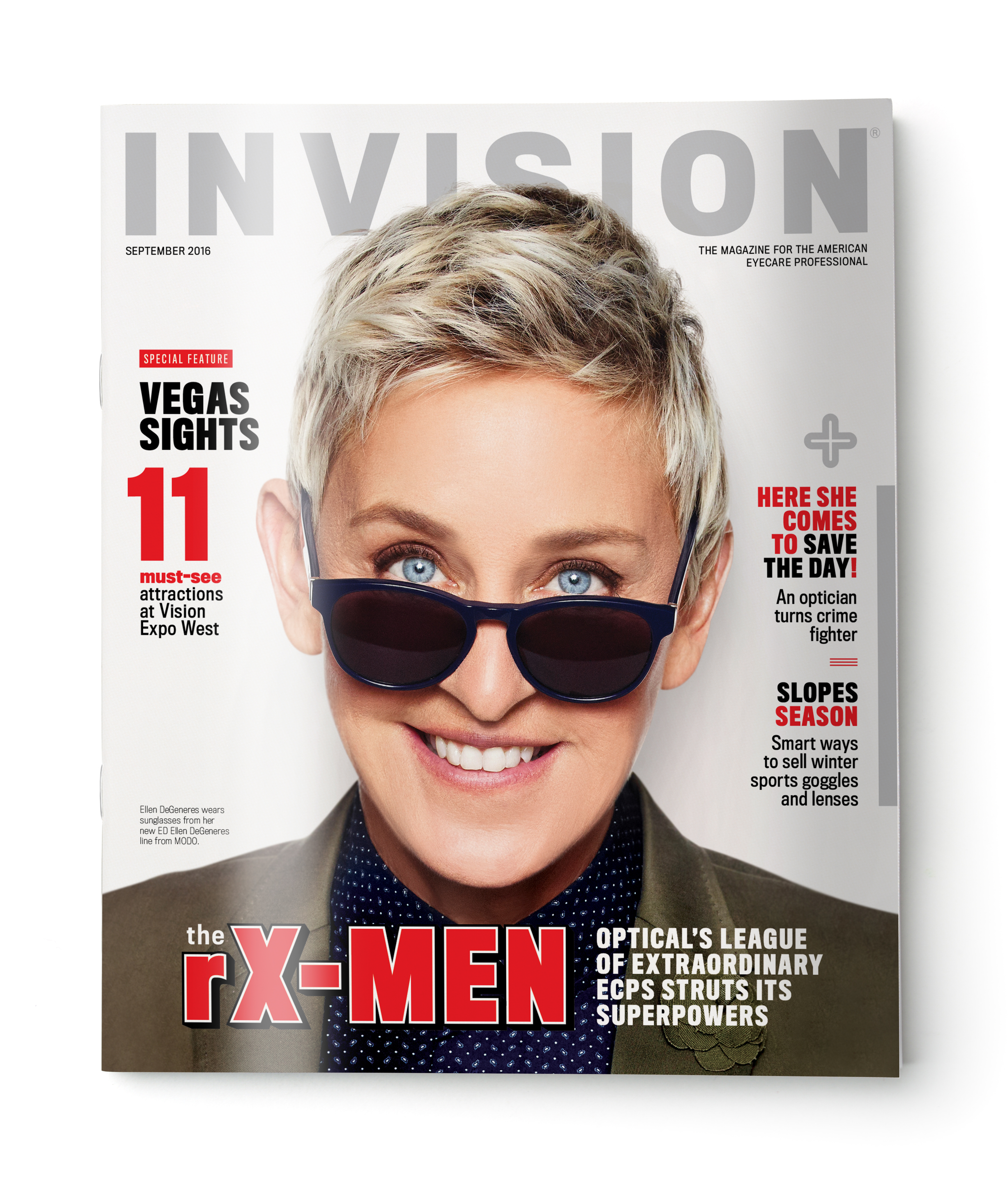 Blank grey brochure cover