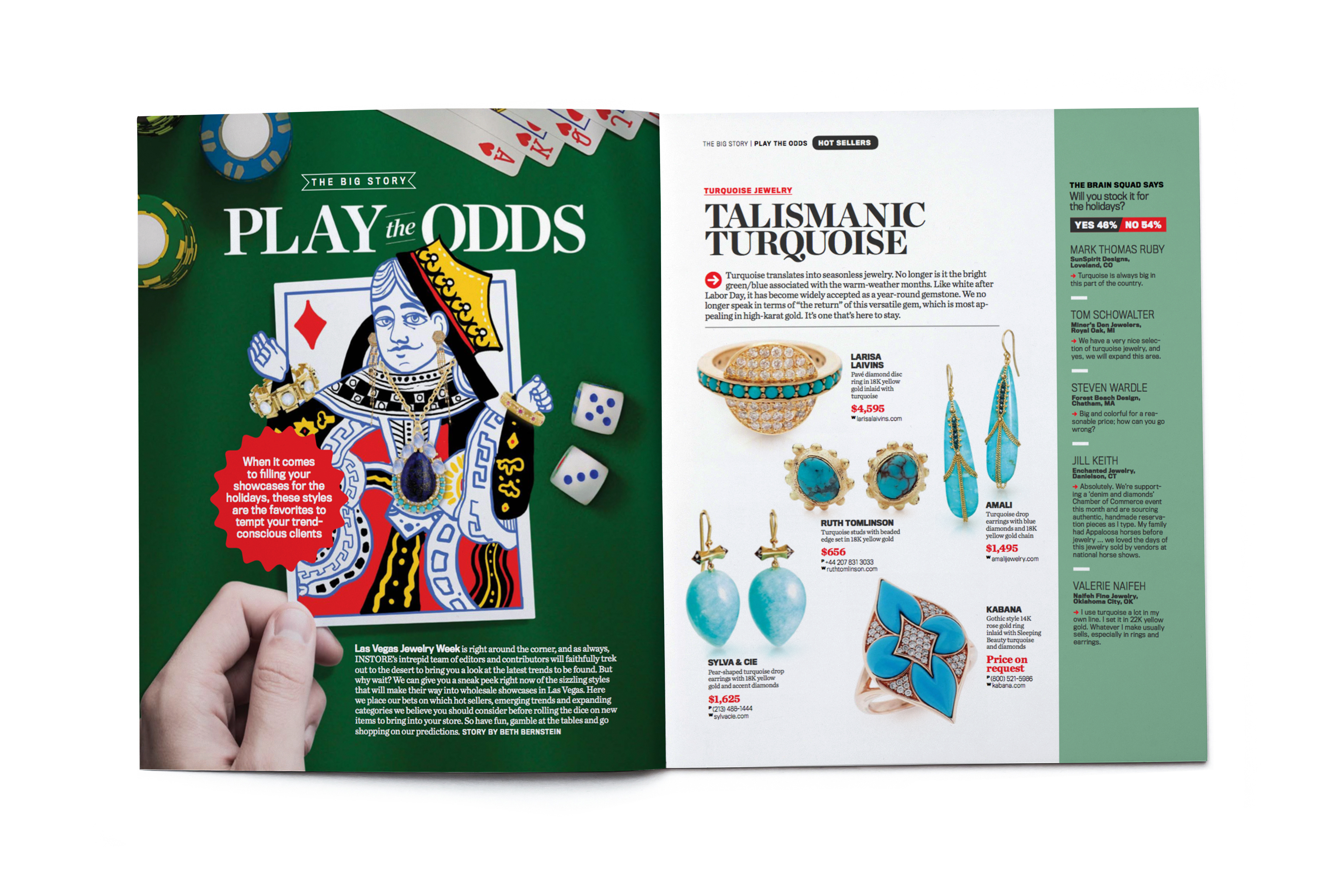 Blank open magazine isolated