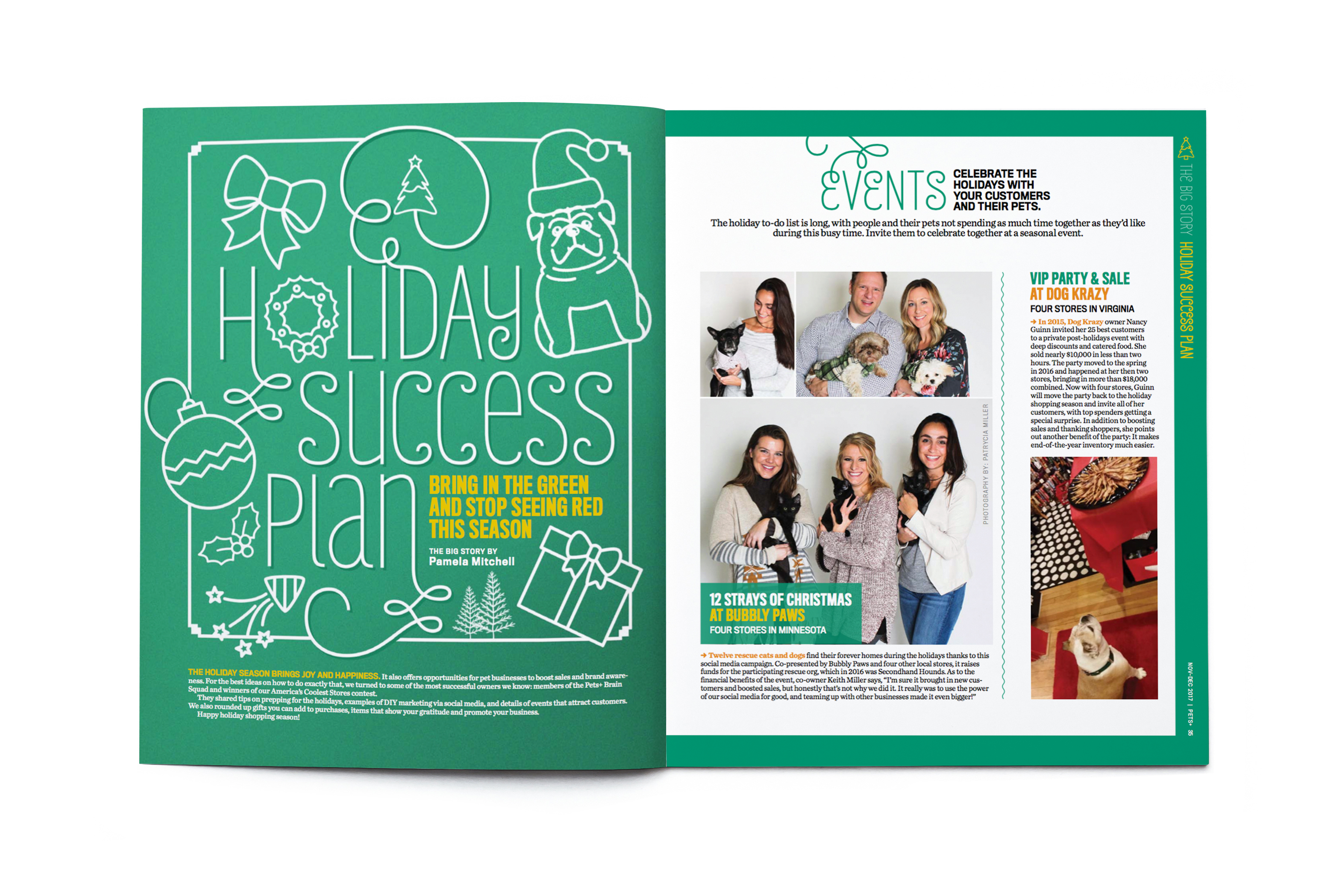 Blank open magazine isolated